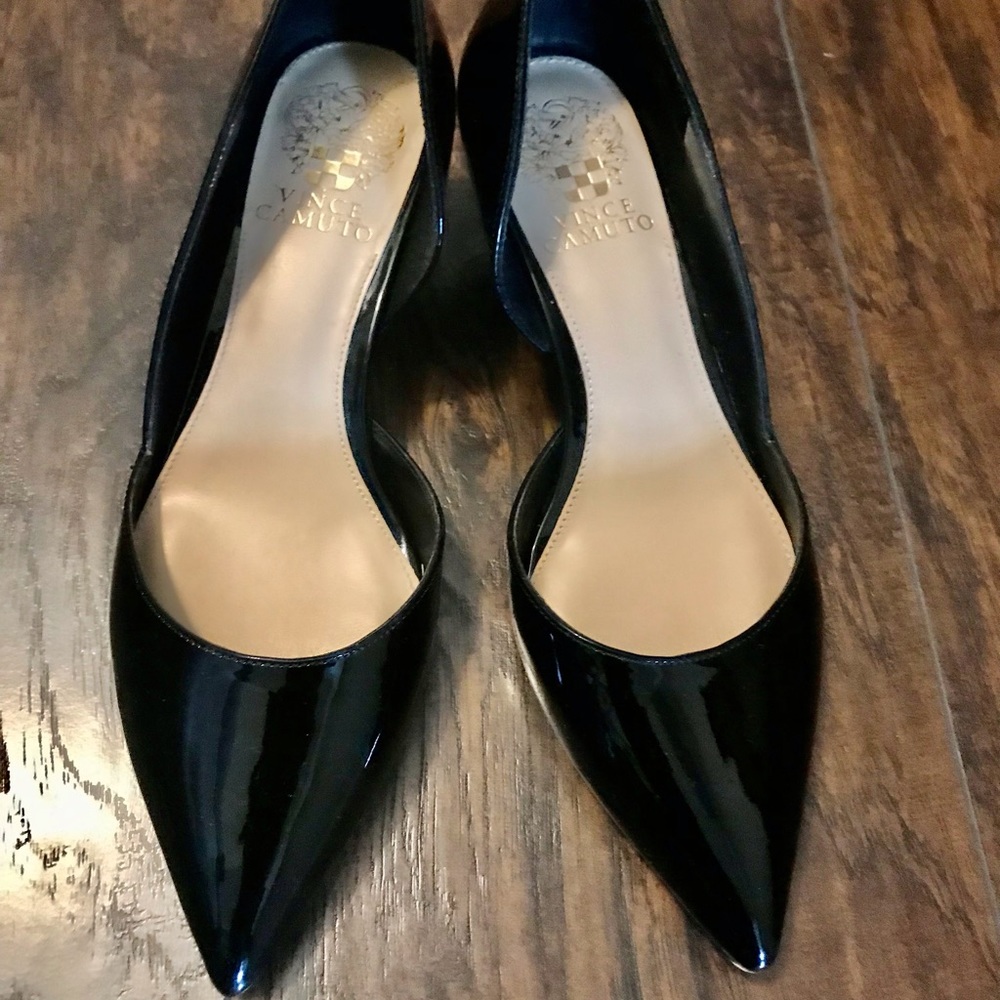 Patent Leather Vince Camuto Kitten Heel